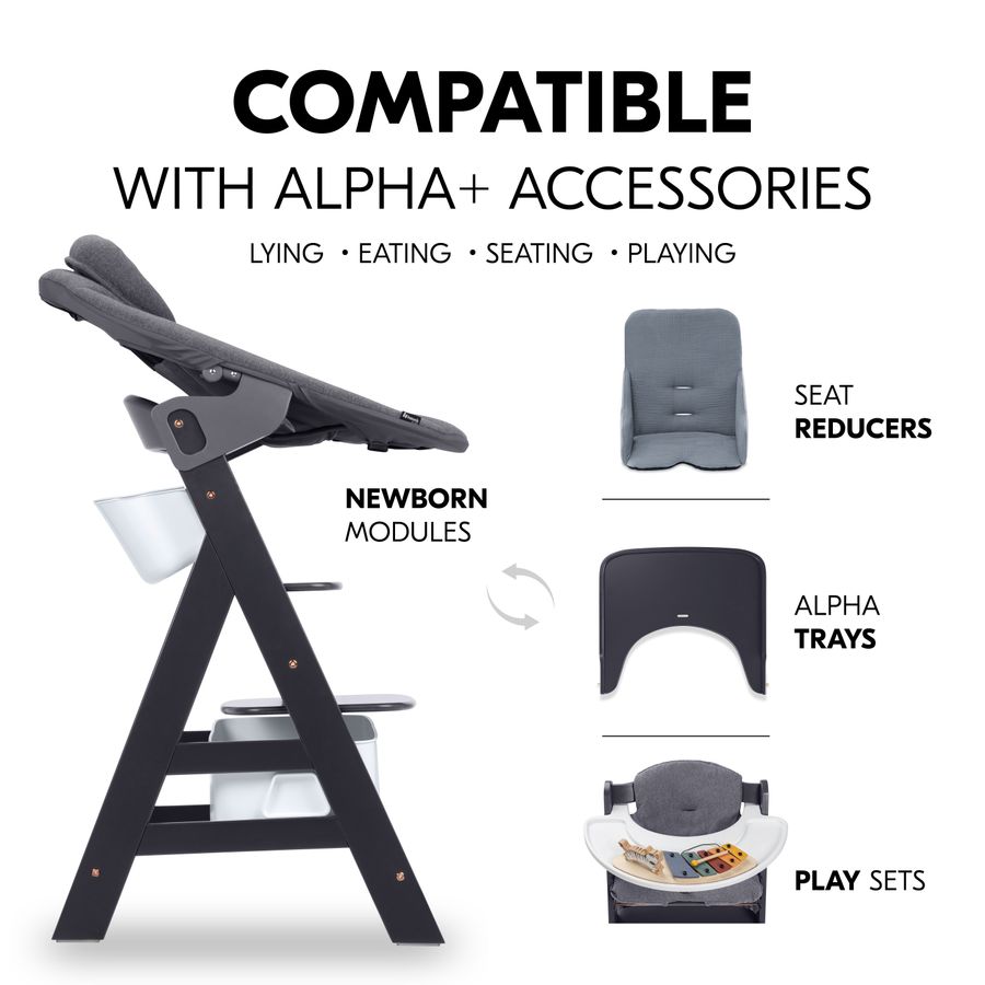 Compatible with highchair accessories