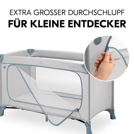 Extra großer Durchschlupf für kleine Entdecker