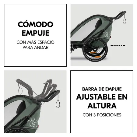 Muy cómodo de empujar