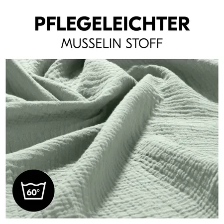 Pflegeleichter Musselin Stoff