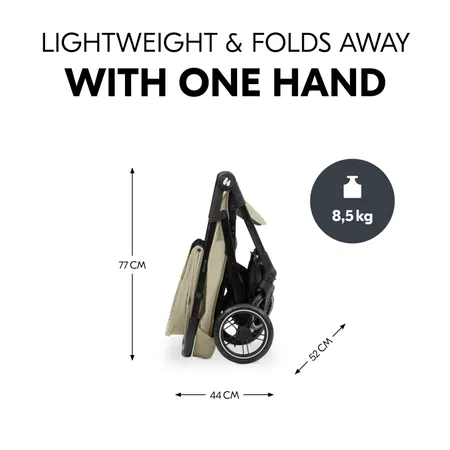 Lightweight and foldable with one hand