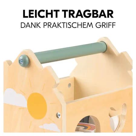 Leicht tragbar dank praktischem Griff