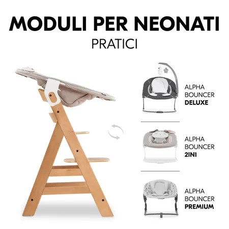 Dalla nascita, alla stessa altezza della famiglia