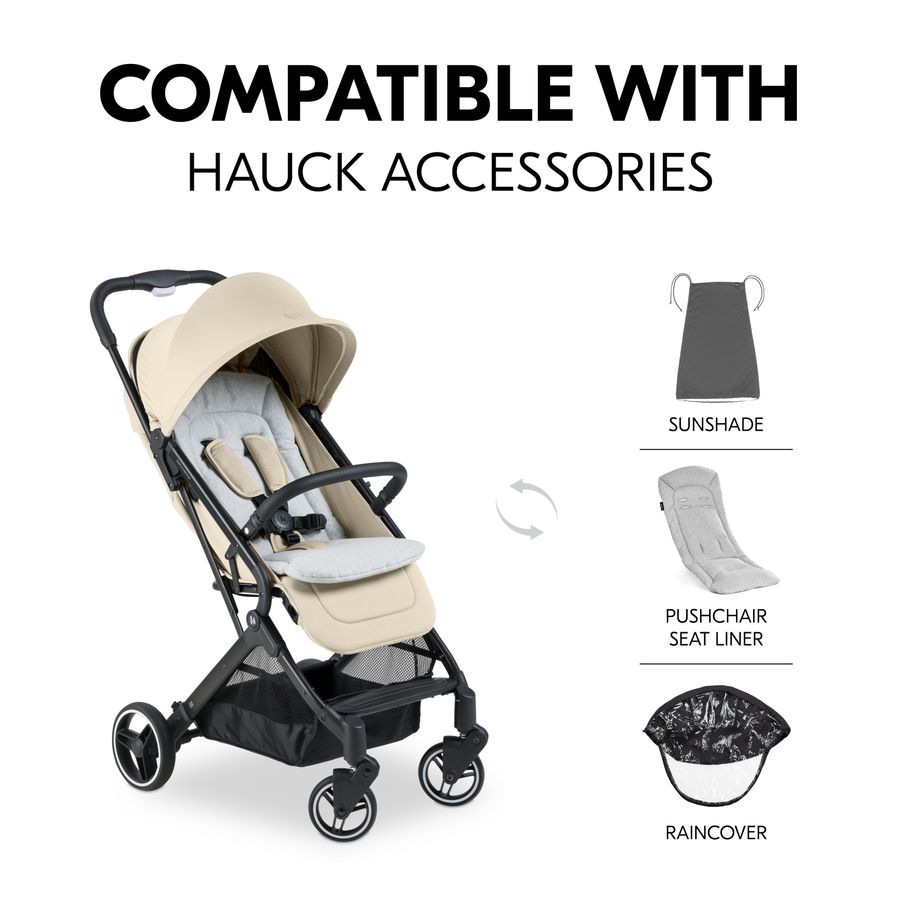 Flexible and individual with hauck accessories