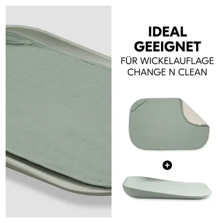 Ideal geeignet für Wickelauflage Change N Clean