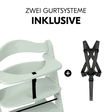 Erhöhte Sicherheit dank mitgelieferten Gurtsystemen