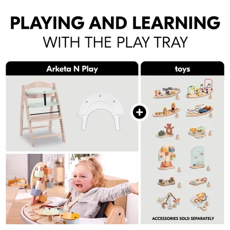 Playing and learning fun with the play tray