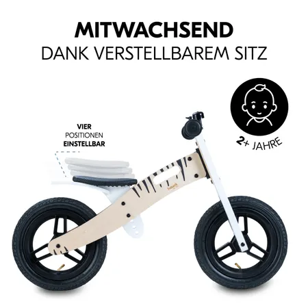 Mitwachsend dank verstellbarem Sitz