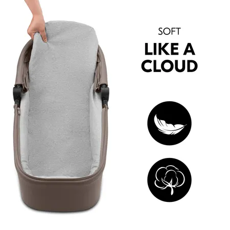 Comfortable, softly padded carrycot