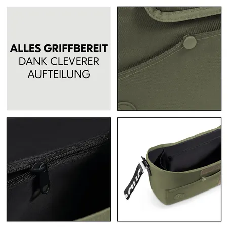 Leicht zugänglich dank praktischem Verschluss