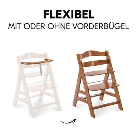 Flexibel nutzbar mit oder ohne Vorderbügel
