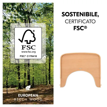 Legno sostenibile e certificato FSC®