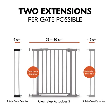 Two extensions per gate possible
