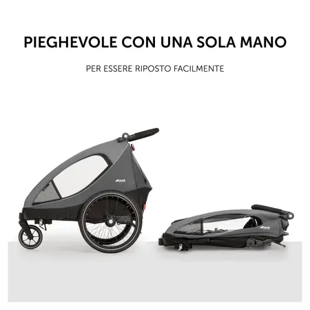 Stoccaggio facile grazie a chiusura ad una mano