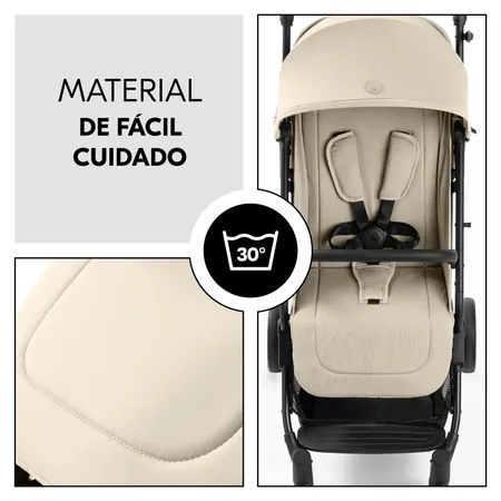 Materiales de fácil limpieza y lavable en lavadora