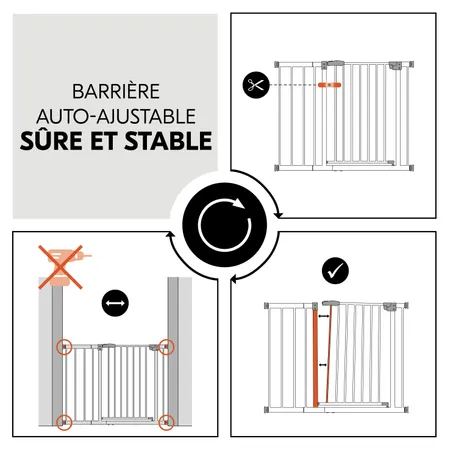 Barrière auto-ajustable
