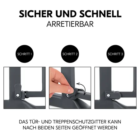 Sicher und schnell arretierbar