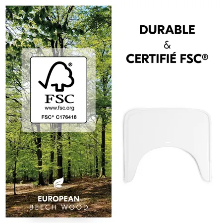 Bois de hêtre durable et certifié FSC®