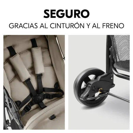 Seguridad con cinturón y freno