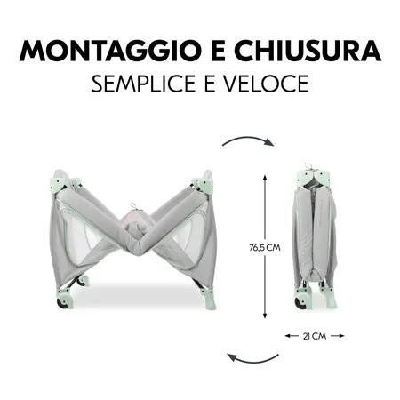 Facile e veloce da montare e smontare