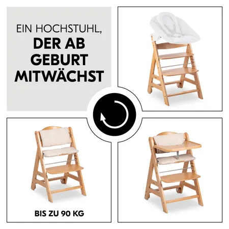 Ein ergonomischer Hochstuhl, der mitwächst