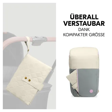 Überall verstaubar dank kompakter Größe