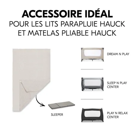 Accessoire idéal pour les lits de voyage hauck
