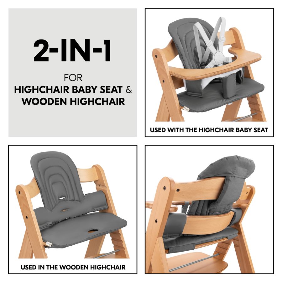2-in-1: For Highchair Baby Seat and highchair