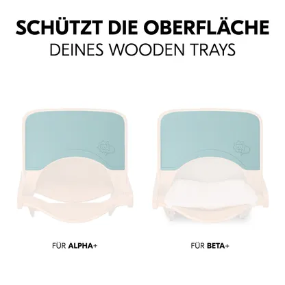 Highchair Wooden Tray Mat