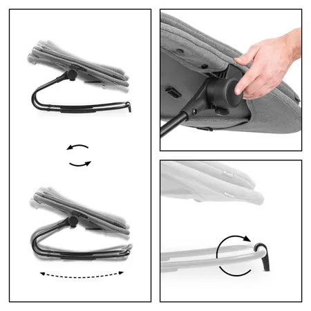 Divertimento assicurato con sdraietta e dondolo