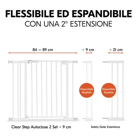 Estensibile grazie alle prolunghe separate