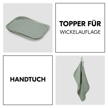 Wickelauflage oder Handtuch? Beides!