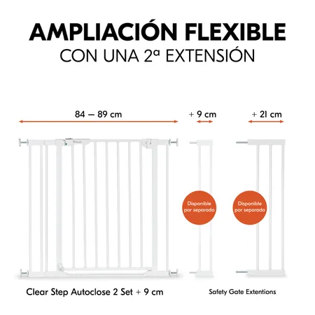Ampliación posible con extensiones extras