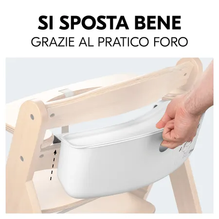 Con pratico foro, comodo da trasportare