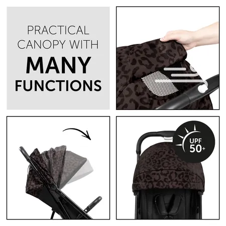 Canopy with UV protection and peek-a-boo window