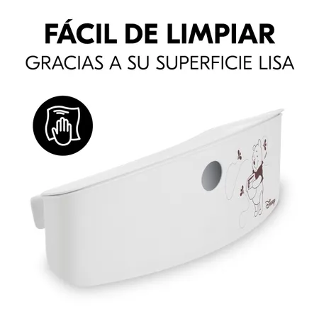 Se limpia rápidamente gracias a su superficie lisa