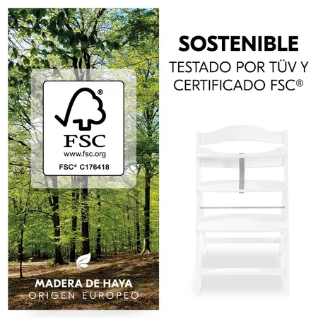 Madera sostenible con certificación FSC®