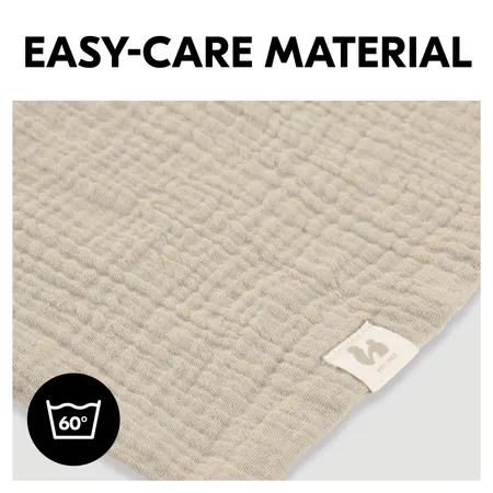 Easy care and washable at 60° C