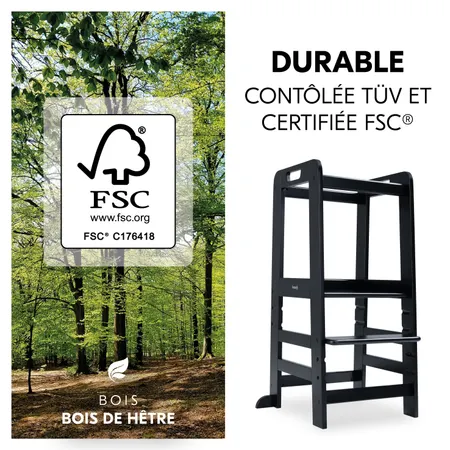 Durable, testée par le TÜV et certifiée FSC®
