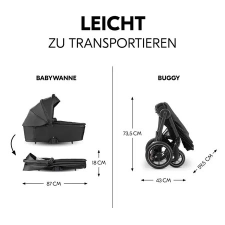 Leicht zu transportieren