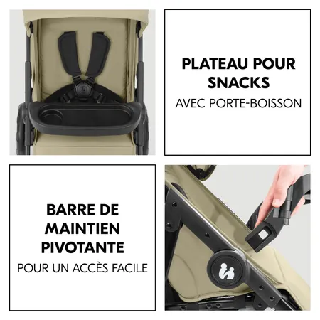 Barre de maintien pivotante avec plateau