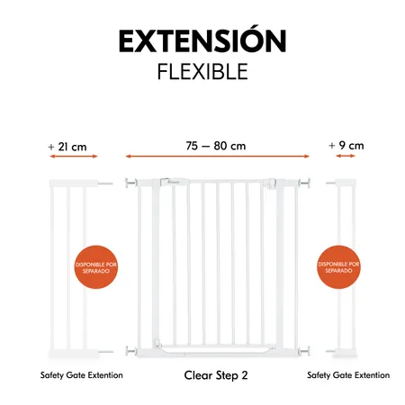 Ampliable de forma flexible gracias a las extensiones que se suministran