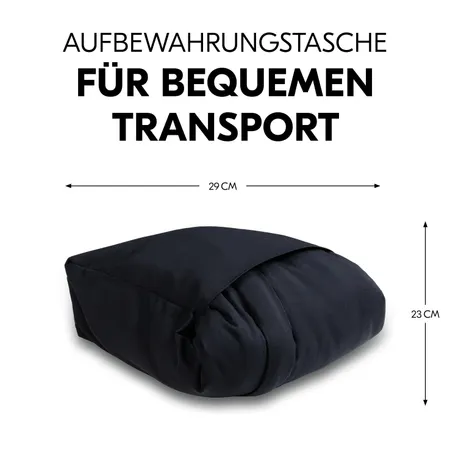 Aufbewahrungstasche für bequemen Transport
