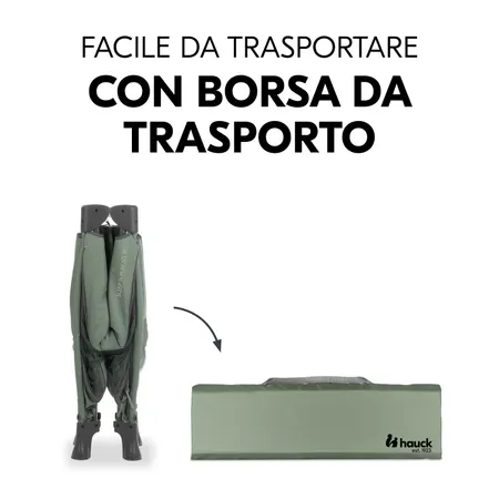 Facile da trasportare con borsa da trasporto