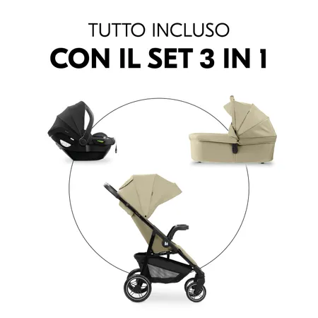 Set completo 3 in 1: tutto incluso