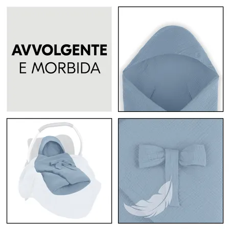 Imbottitura avvolgente e cappuccio protettivo