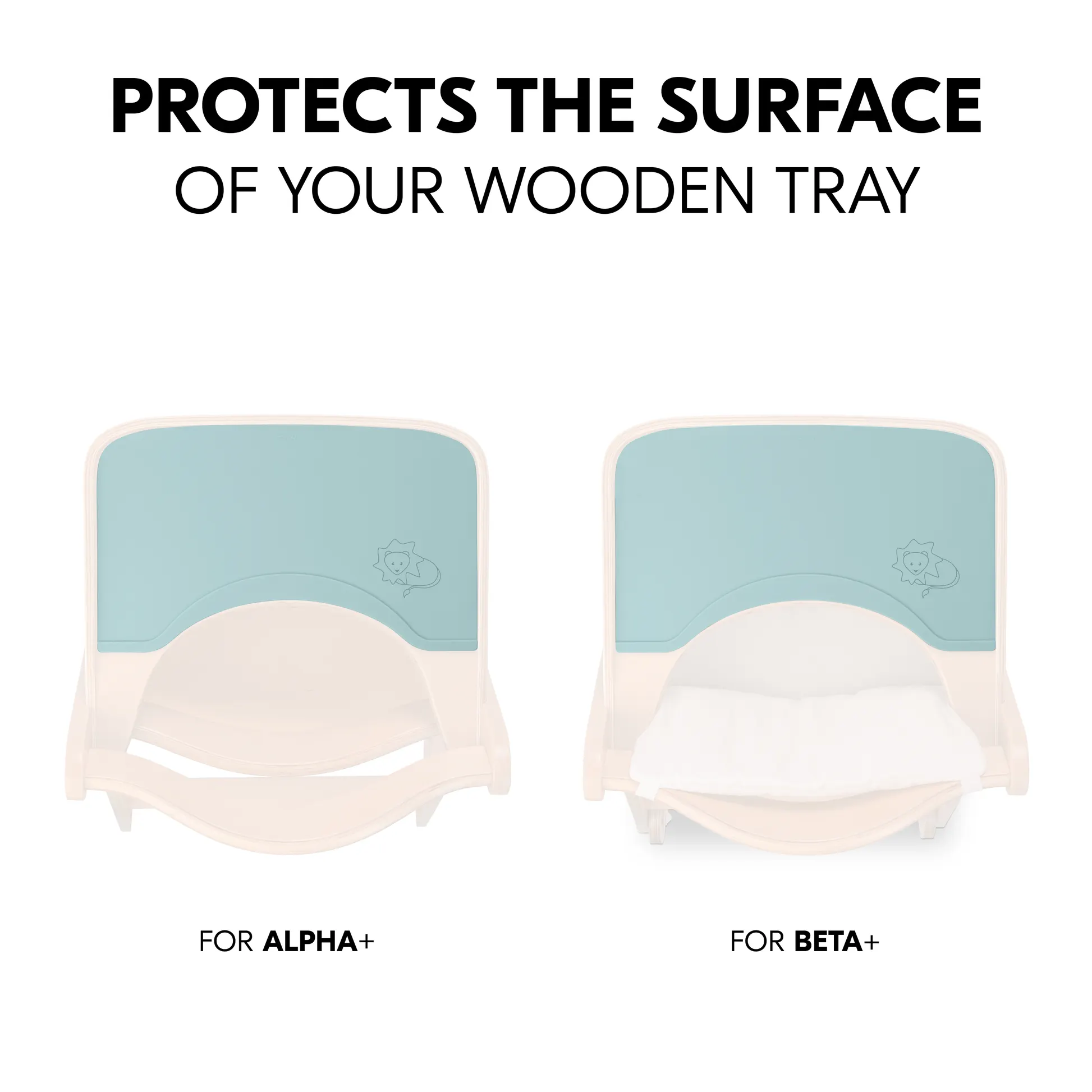 Highchair Wooden Tray Mat