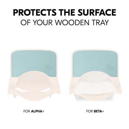 Highchair Wooden Tray Mat