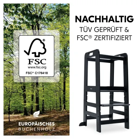 Nachhaltig, TÜV geprüft und FSC® zertifiziert