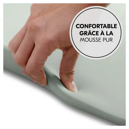 Surface confortable grâce à la mousse PUR